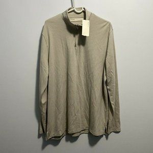 Perry Ellis‎ Long Sleeve Sweater 1/4 Zip Size XXL
